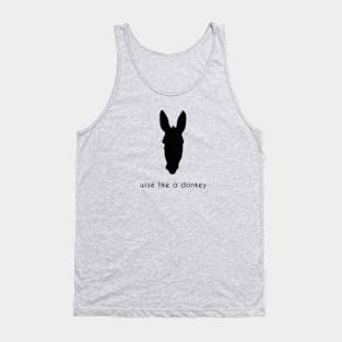 wise like a donkey Tank Top